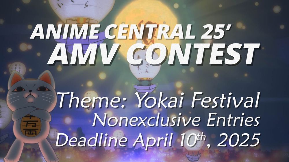 Anime Central 2025 AMV Contest. Convention theme is Yokai Festival.