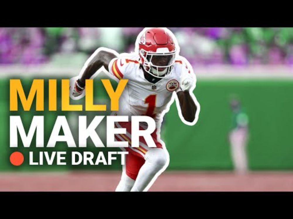 Fantasy Football Best Ball Draft Live | DraftKings Milly Maker