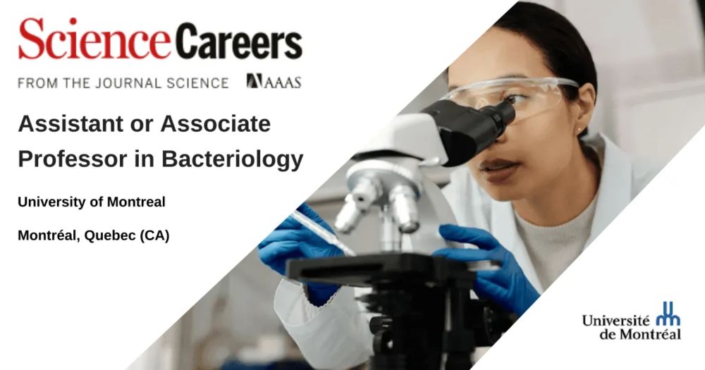 Assistant or Associate Professor in Bacteriology - Montréal, Quebec (CA) job with University of Montreal | 664282