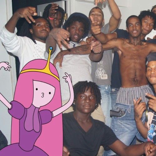 Princess bubblegum with the hood niggas