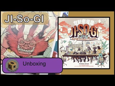 Jisogi: Anime Studio Tycoon Unboxing 🎲 | First Look & Impressions