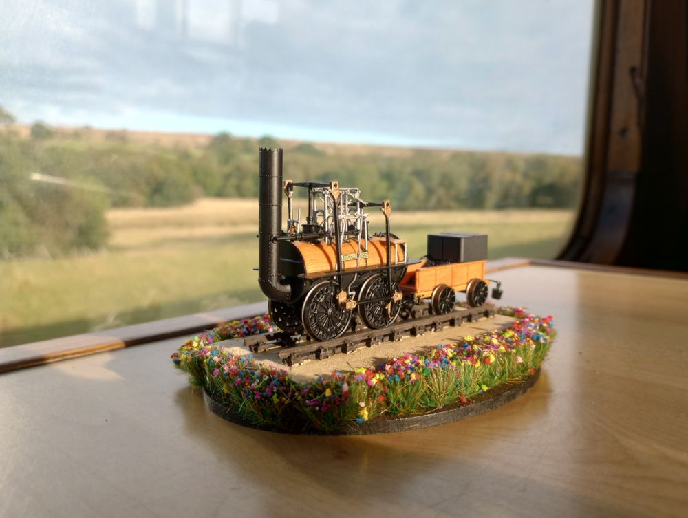 A model of locomotion no.1 on an NYMR gala train.