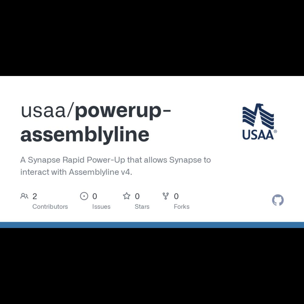 GitHub - usaa/powerup-assemblyline: A Synapse Rapid Power-Up that allows Synapse to interact with As...