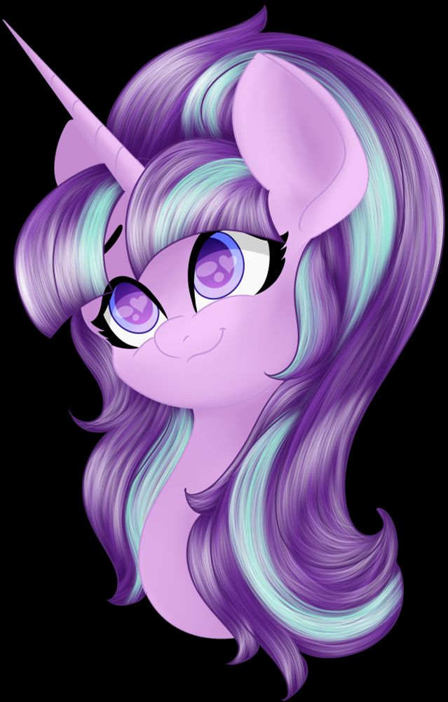 Starlight Glimmer looking adorable with her season 5 villain mane in my style!