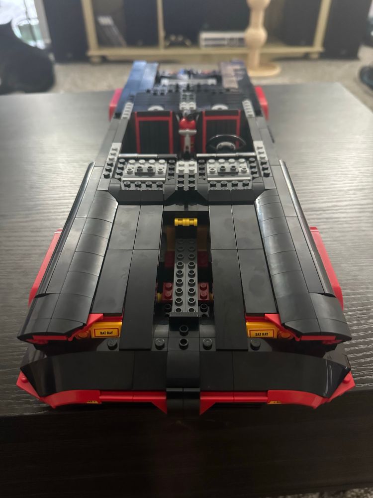 Partial build of Lego 1966 Batmobile