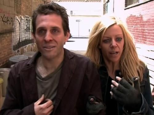 Dennis and Dee from It's Always Sunny in Philadelphia when they got addicted to crack