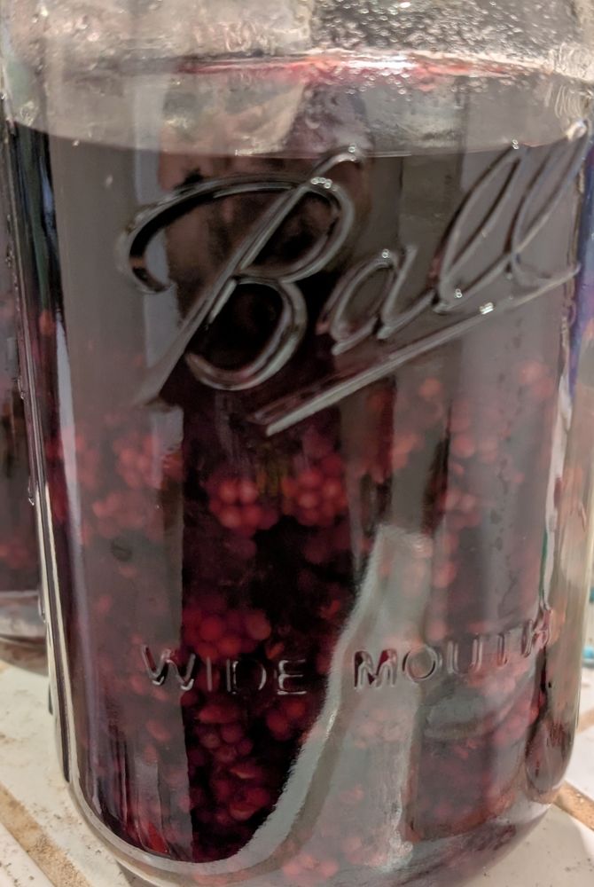 BlackBerry liquor being made