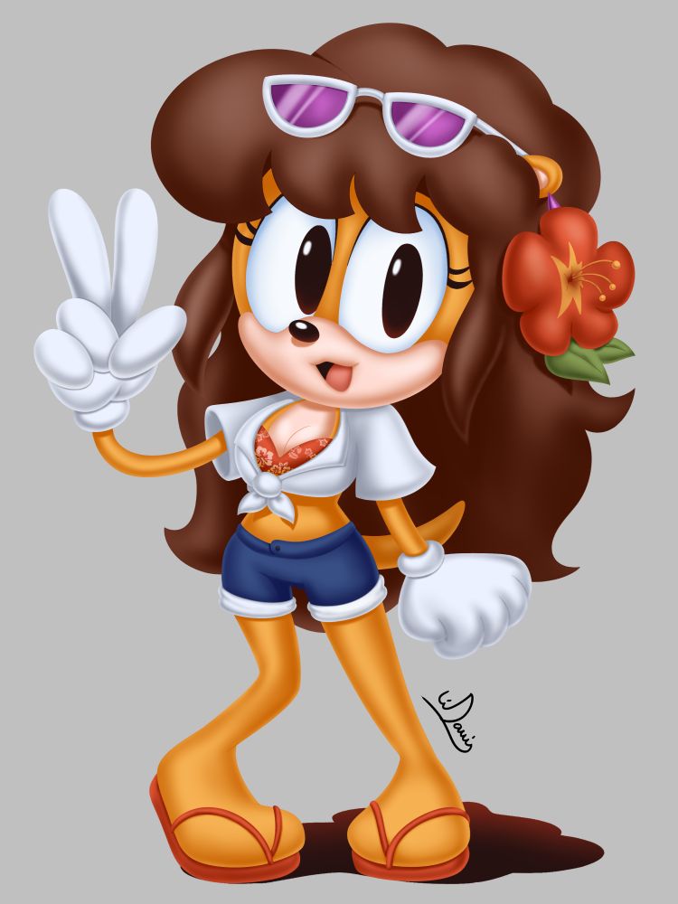 Natsu The Otter (original design for Natsu Kashii in Sonic style)