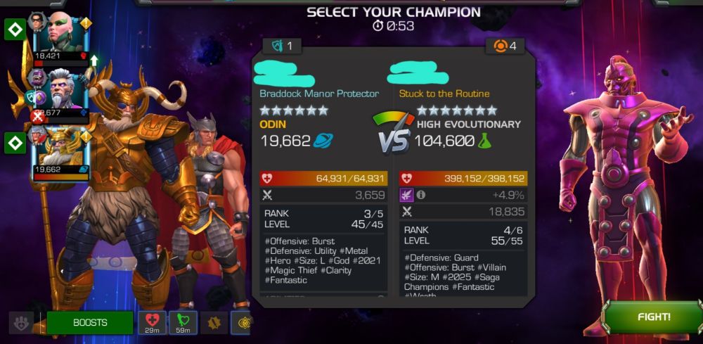 screenshot of War match brawl. 