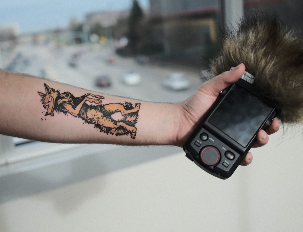 tattoo of an animal art crimes coyote