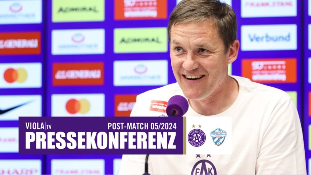 Live: Pressekonferenz nach Austria Wien - TSV Hartberg (05/2024) #faklive #ViolaTV #Veilchen