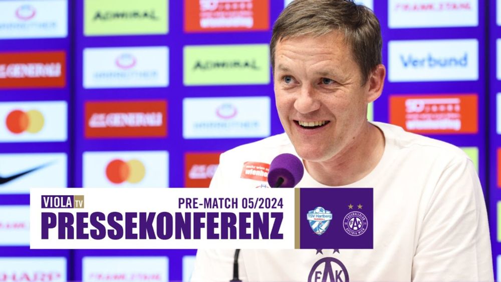 Live: Pressekonferenz vor TSV Hartberg - Austria Wien (05/2024) #faklive #ViolaTV #Veilchen