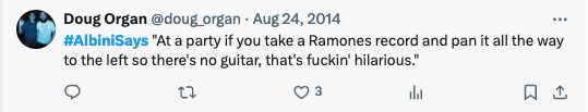 Tweet from Aug 24, 2014 that reads, 