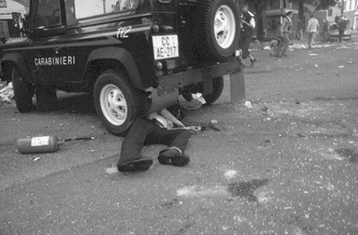 the death near a carabinieri car