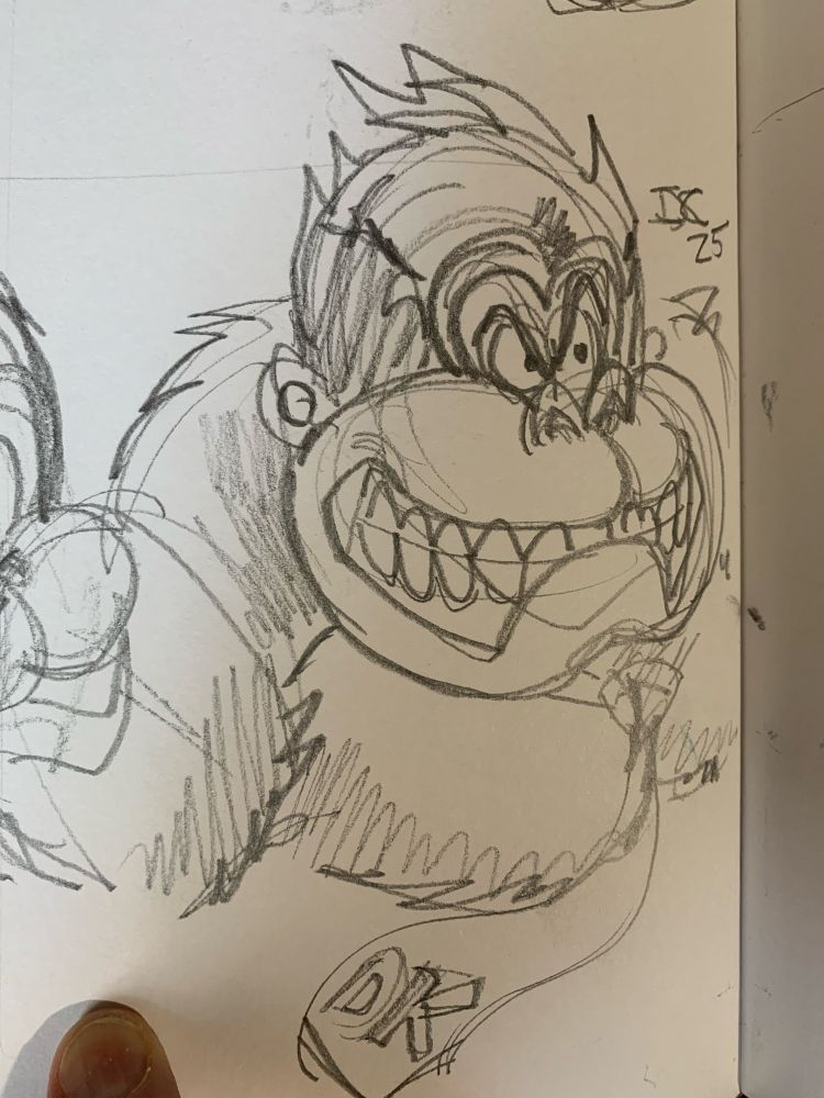 donkey kong sketch