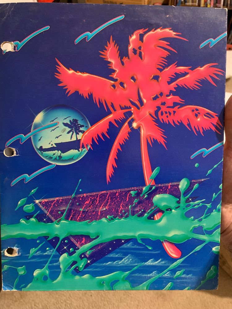 1980’s trapper keeper folder. 