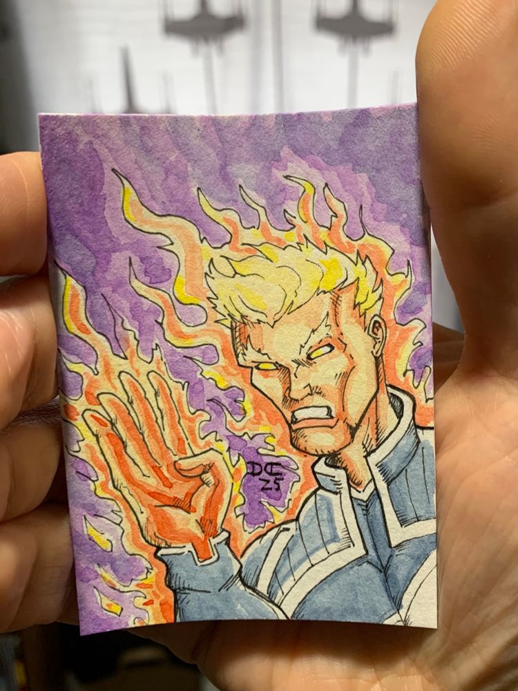 Human Torch sketch