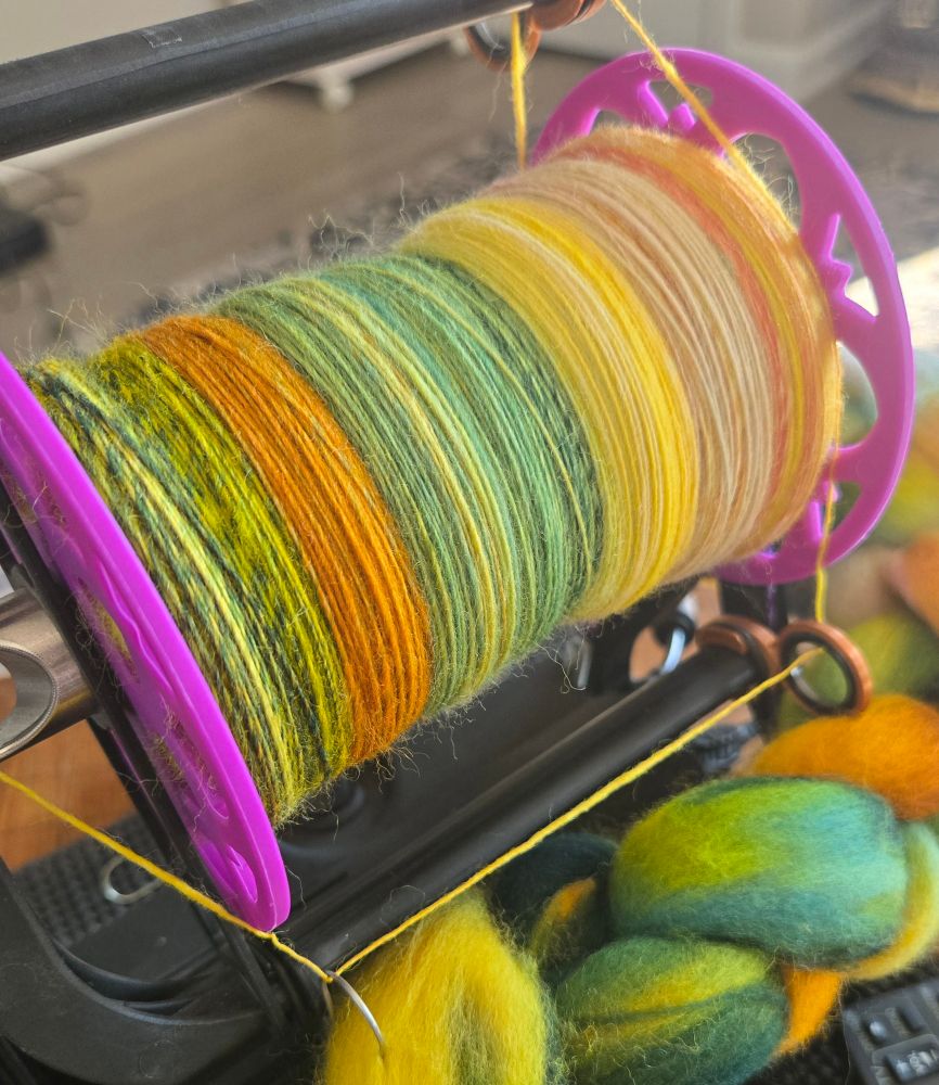 Handspun yarn