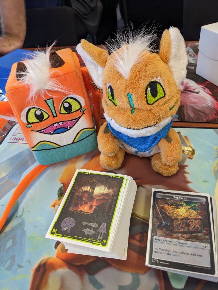 Loot Soup with deck box and dice bag that are Loot.