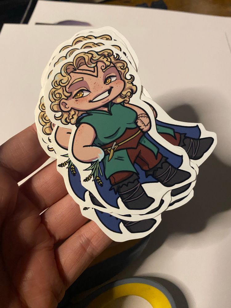 Chibi sticker of Mimon from The Fifth Yanai 