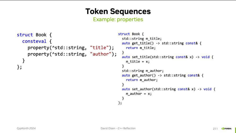 An example of C++ Reflection to show code generation at compile time.