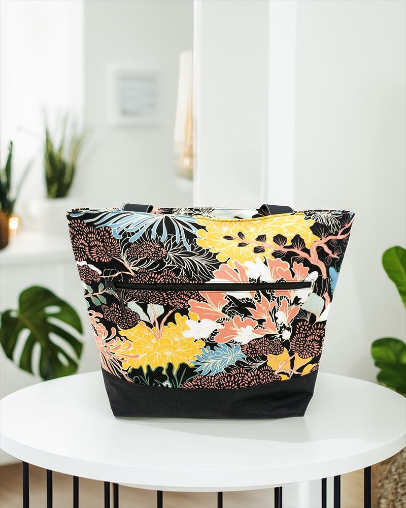 Kreallent | Projekttasche XL "Seegarten" - ab sofort bei edelfaden.ch oder im Atelier edelfaden, Düdingen