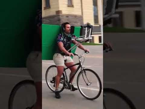 Meet Zoom Bike Chroma Key Flipped