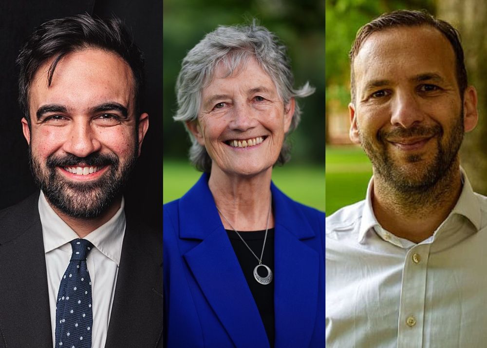 Zohran Mandami, Cathrine Connolly, Zack polanski 