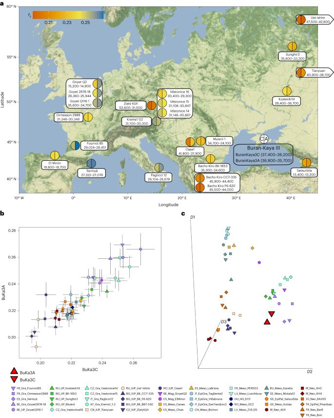 Genome sequences of 36,000- to 37,000-year-old modern humans at Buran-Kaya III in Crimea