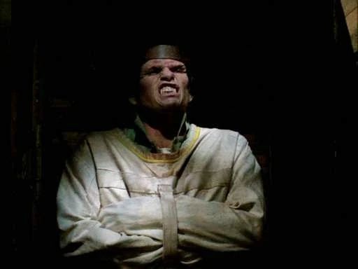 A vampire in a straight jacket from buddy