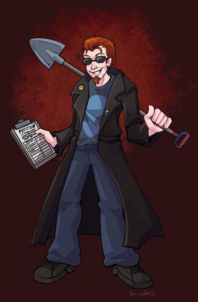 digital art i made of the Postal Dude from Postal 2