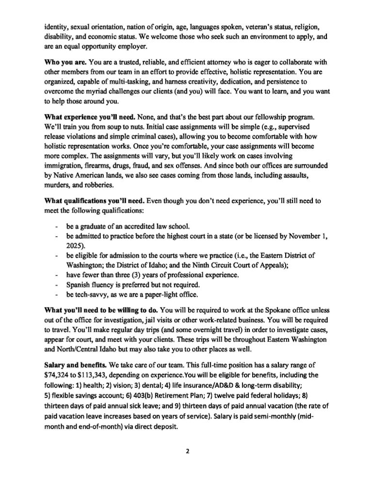 Federal Defenders of Eastern Washington and Idaho Fellowship Attorney vacancy announcement, available at https://www.fd.org/sites/default/files/public/Employment/Vacancy-Files/2026-ad-fellow-afd-sp.pdf (page 2)