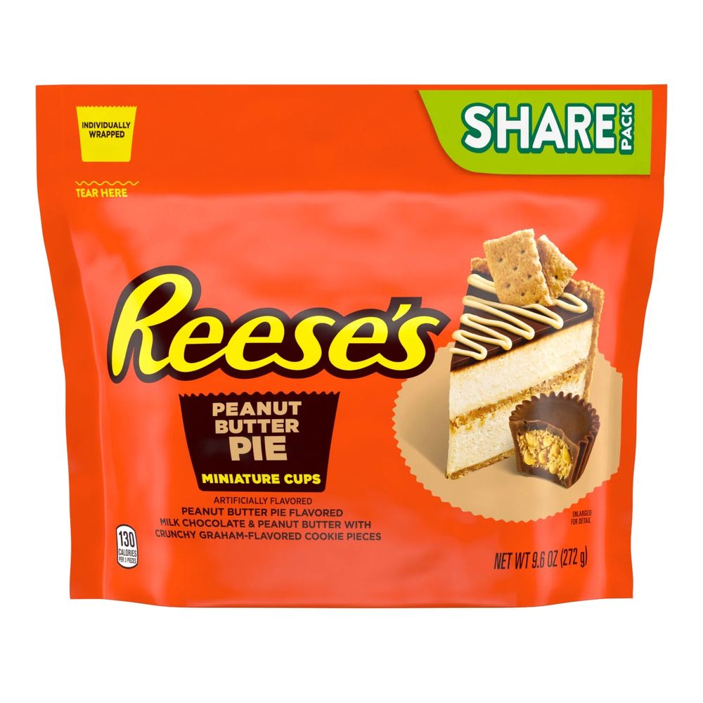 Bag of Reese's Peanut Butter Pie mini cups