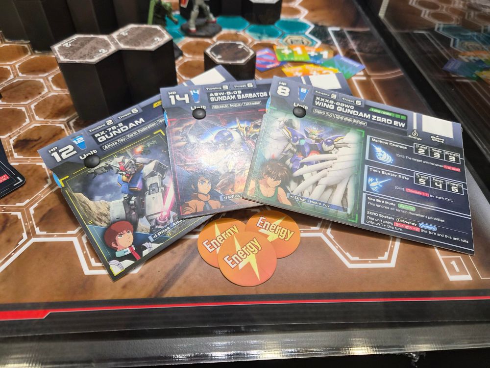Gundam assemble rules cards