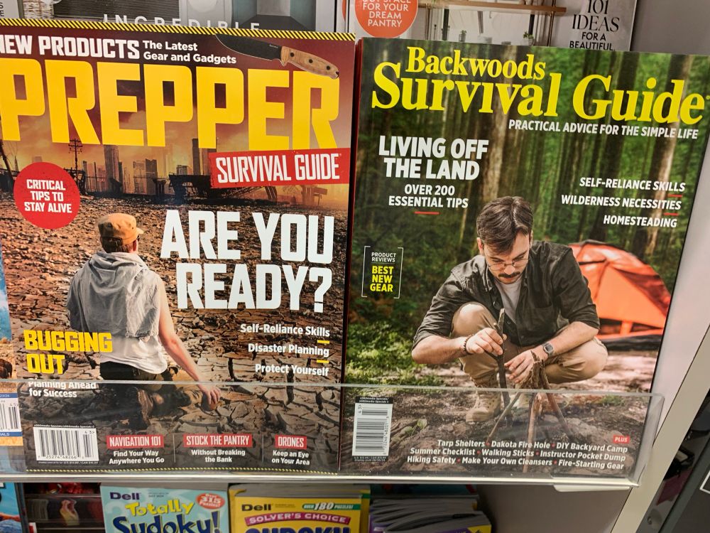 Prepper magazine and backwoods survival guide 
