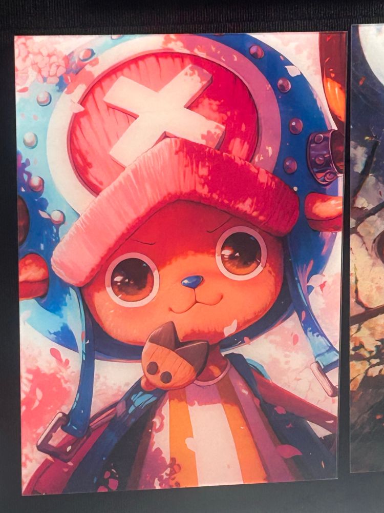 AI image of an anime character that looks like a weird deer in a giant hat.
