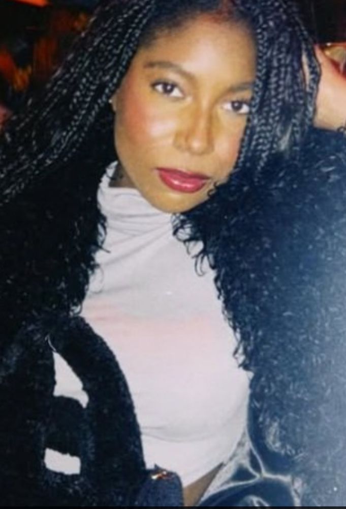 Tabyana Ali commanding the moment with a look. 