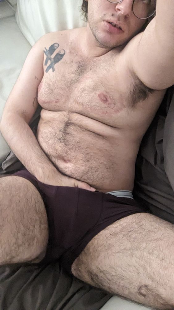 similar as the previous one but now my hand is inside my boxers