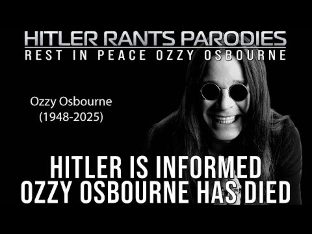 Hitler is informed Ozzy Osbourne has died