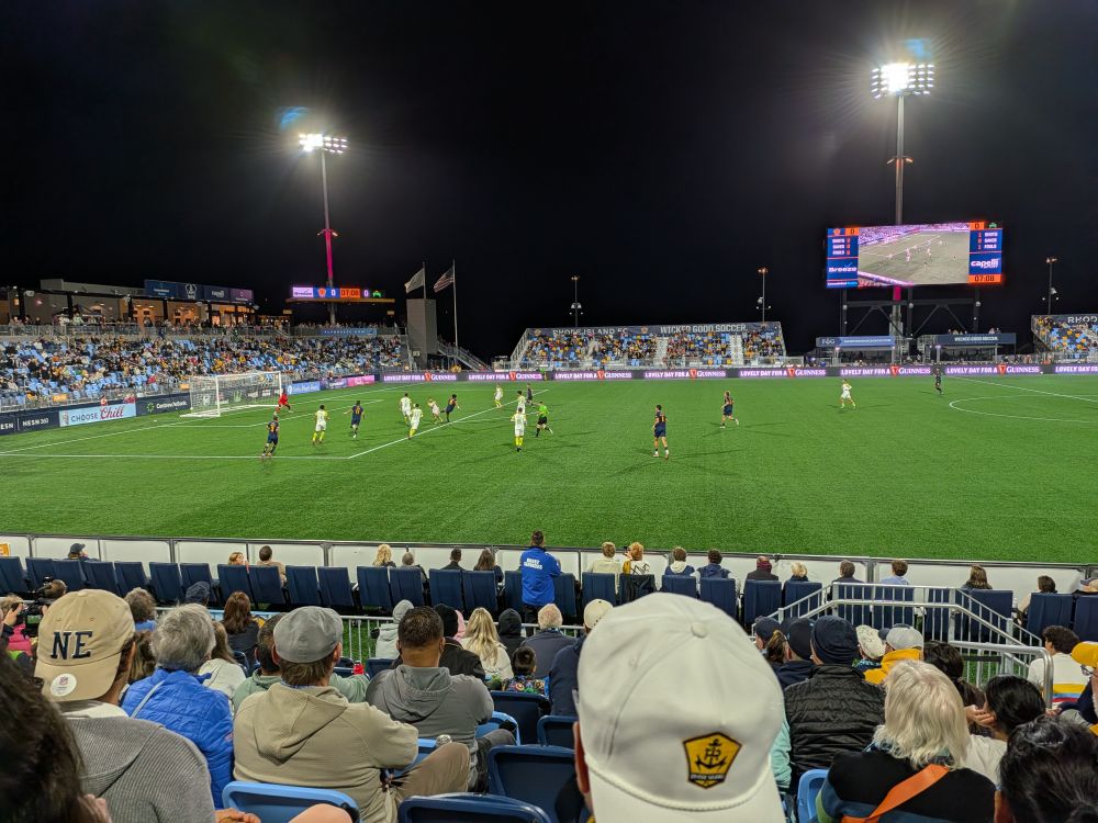 RIFC players on the pitch about to score their first goal of the match 