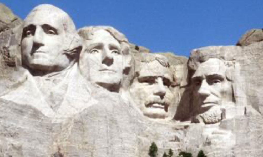 
A photo of Mount Rushmore