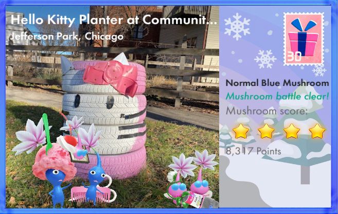 Hello Kitty Planter at Community ?Park?