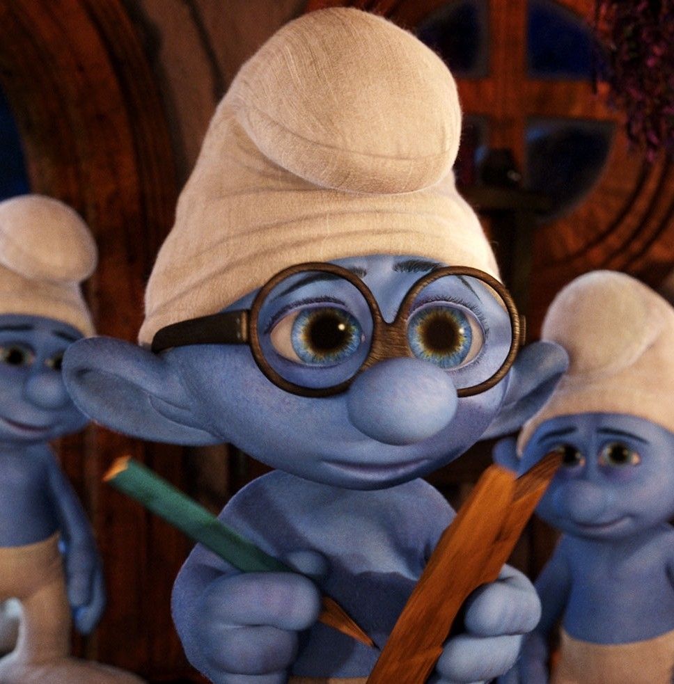 photo realistic smurf that movie executives from 15 years ago thought was a good idea