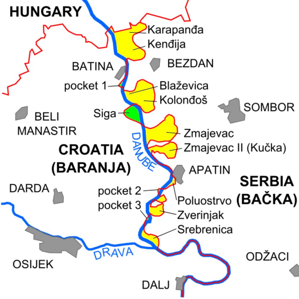 Croatia–Serbia border dispute - Wikipedia