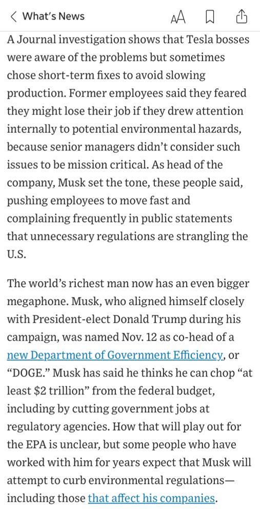 Screenshot of article