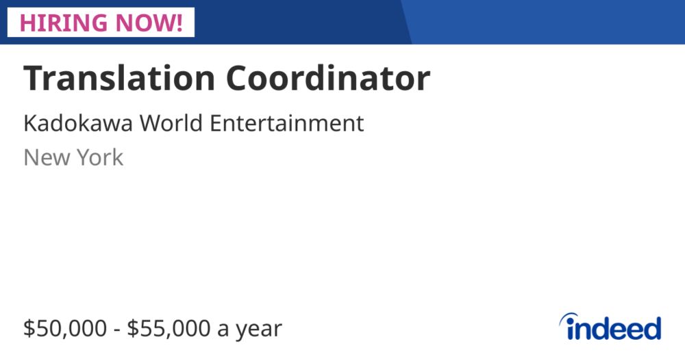 Translation Coordinator - New York, NY 10001 - Indeed.com