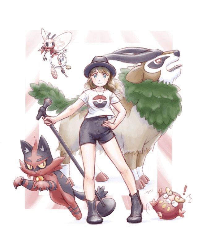 RED TAYLOR .:;

Taylor poses with a mic, along with her Pokemon. Klefki, gogoat, darmatanian. Torrakat. Ribbombee hold klefiki 