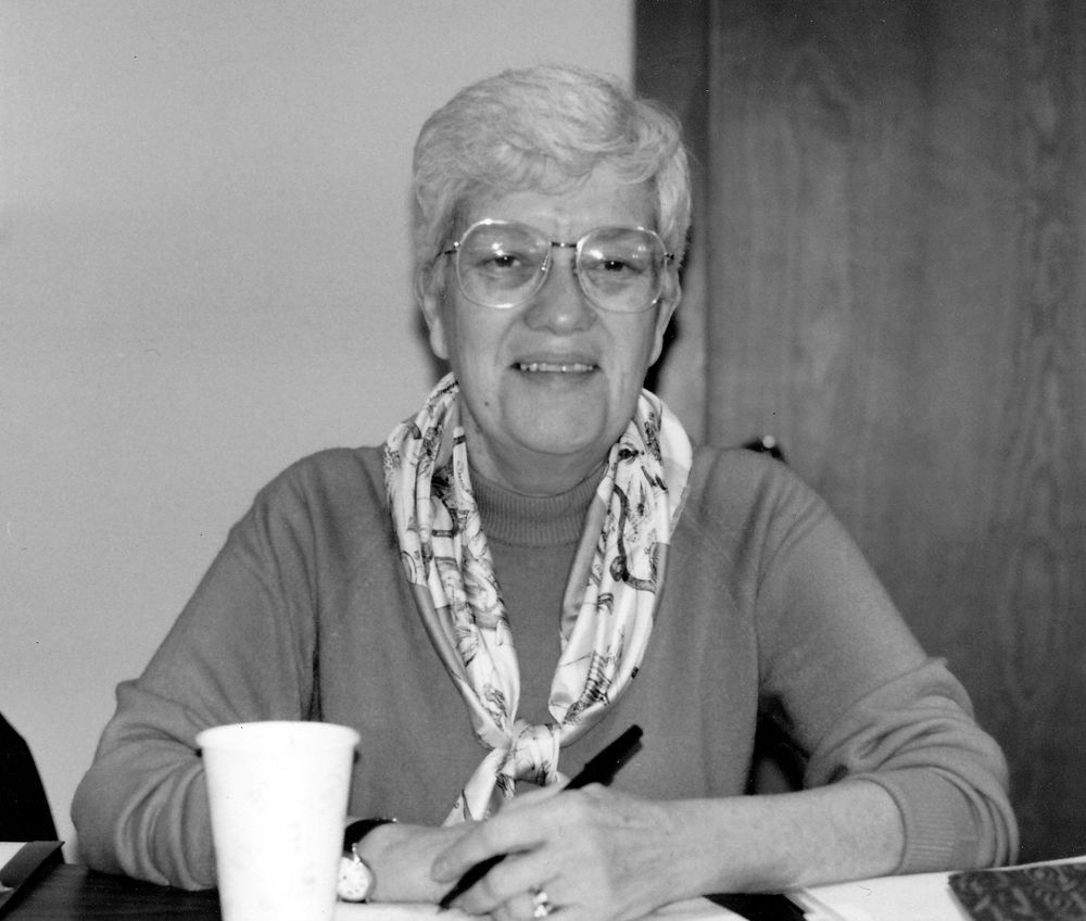 Vera Rubin in 1991 (Photo by Andrew Fraknoi)