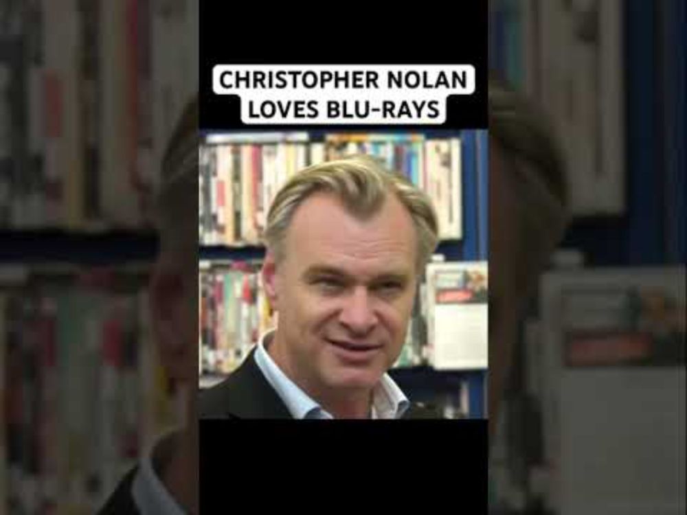 Christopher Nolan Loves Blu-rays & Physical Media