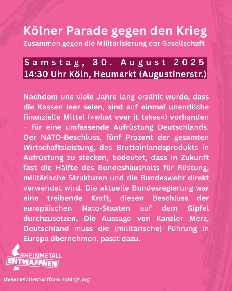 Nachdem uns viele Jahre lang erzählt wurde, dass die Kassen leer seien, sind auf einmal unendliche finanzielle Mittel (»what ever it takes«) vorhanden – für eine umfassende Aufrüstung Deutschlands. Der NATO-Beschluss, fünf Prozent der gesamten Wirtschaftsleistung, des Bruttoinlandsprodukts in Aufrüstung zu stecken, bedeutet, dass in Zukunft fast die Hälfte des Bundeshaushalts für Rüstung, militärische Strukturen und die Bundeswehr direkt verwendet wird. Die aktuelle Bundesregierung war eine treibende Kraft, diesen Beschluss der europäischen Nato-Staaten auf dem Gipfel durchzusetzen. Die Aussage von Kanzler Merz, Deutschland muss die (militärische) Führung in Europa übernehmen, passt dazu.